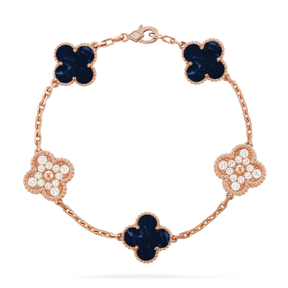 [Regalia Jewelry]CLOVER 5 MOTIF PIETERSITE BRACELET COLLECTION