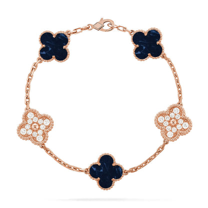 [Regalia Jewelry]CLOVER 5 MOTIF PIETERSITE BRACELET COLLECTION
