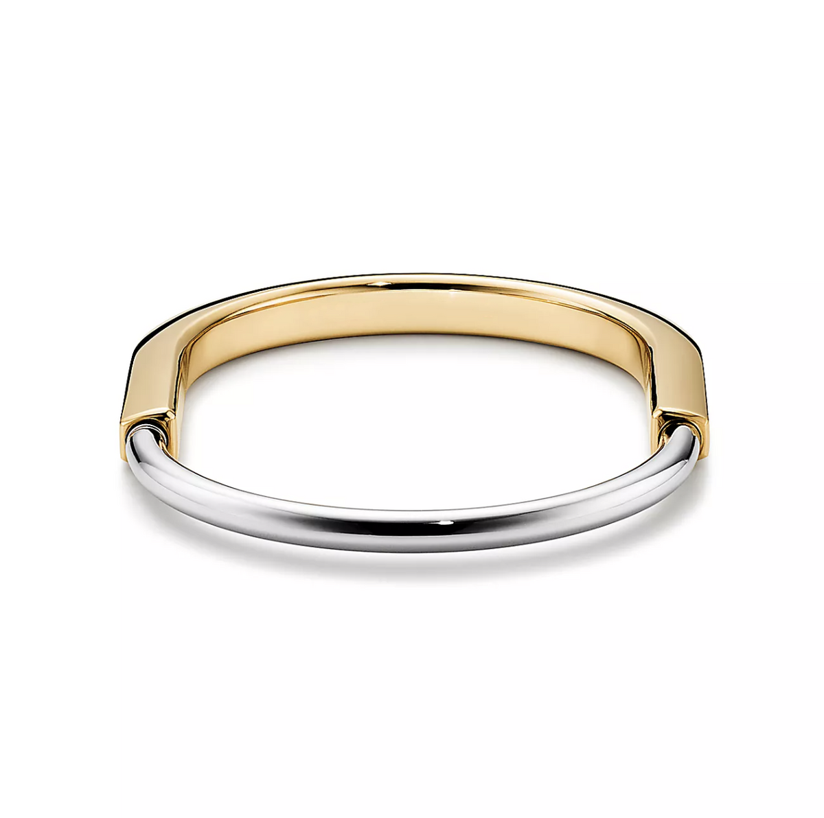 [Regalia Jewels]LOCK BRACELET YELLOW AND WHITE GOLD
