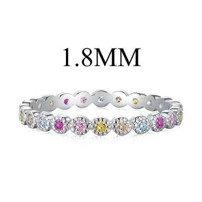 [Regalia Jewelry]Unique Scintillating Round Cut Daily Ring