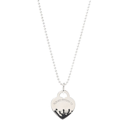 [Regalia Jewels]COLOUR HEART SPLASH TAG NECKLACE