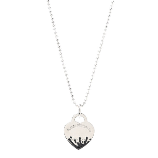 [Regalia Jewels]COLOUR HEART SPLASH TAG NECKLACE