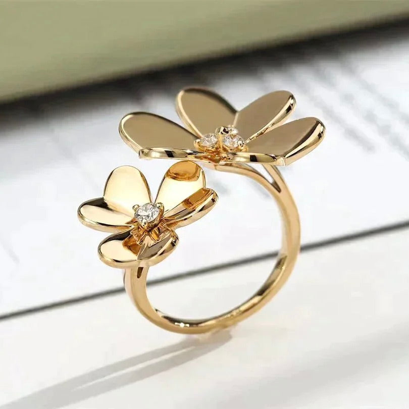 [Regalia Jewelry]CLOVER COMOS GOLD DIAMOND RING