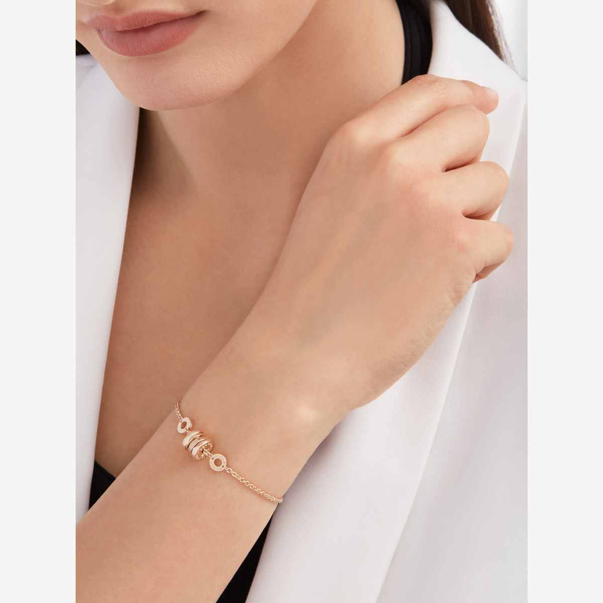[Regalia Jewelry]ZERO 1 SOFT PINK GOLD BRACELET