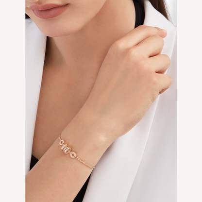 [Regalia Jewelry]ZERO 1 SOFT PINK GOLD BRACELET