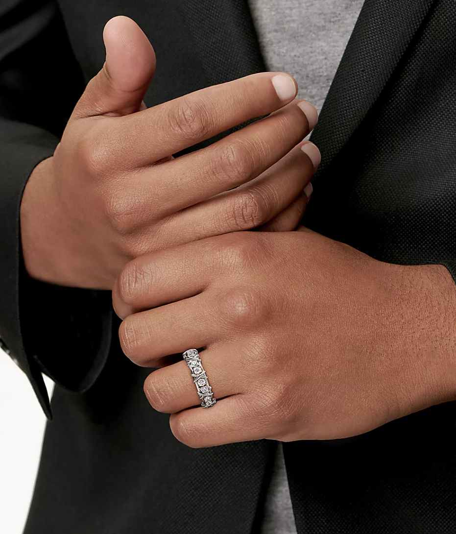 [Regalia Jewels]SIXTEEN STONE SILVER RING