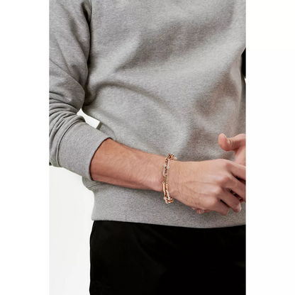 [Regalia Jewels]HARDWEAR LARGE LINK PINK GOLD PAVED DIAMOND BRACELET