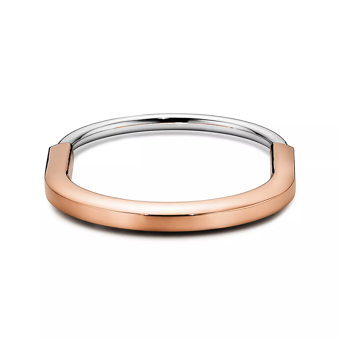 [Regalia Jewels]LOCK BRACELET ROSE AND WHITE GOLD