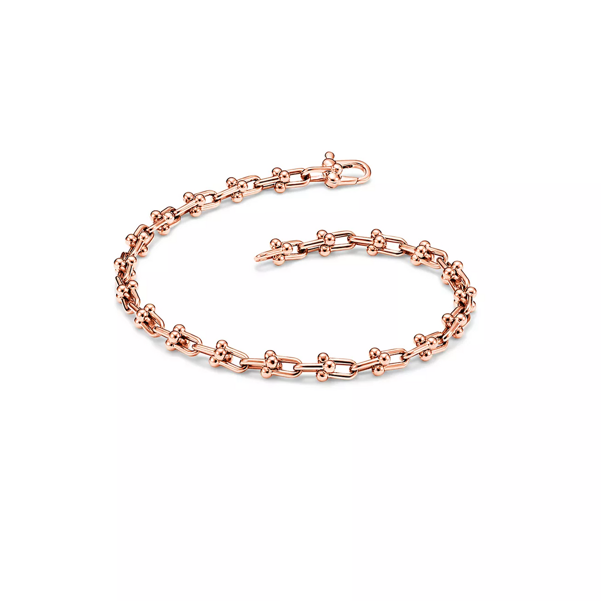 [Regalia Jewels]HARDWEAR MICRO LINK 44 MOTIF PINK GOLD BRACELET