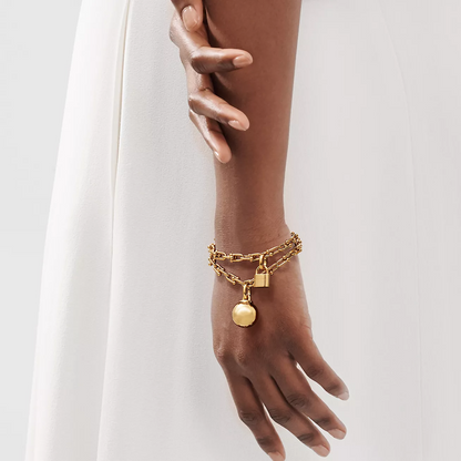 [Regalia Jewels]HARDWEAR SMALL WRAP GOLD BRACELET