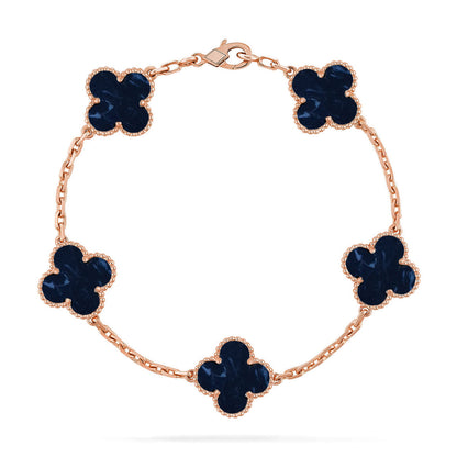 [Regalia Jewelry]CLOVER 5 MOTIF PIETERSITE BRACELET COLLECTION
