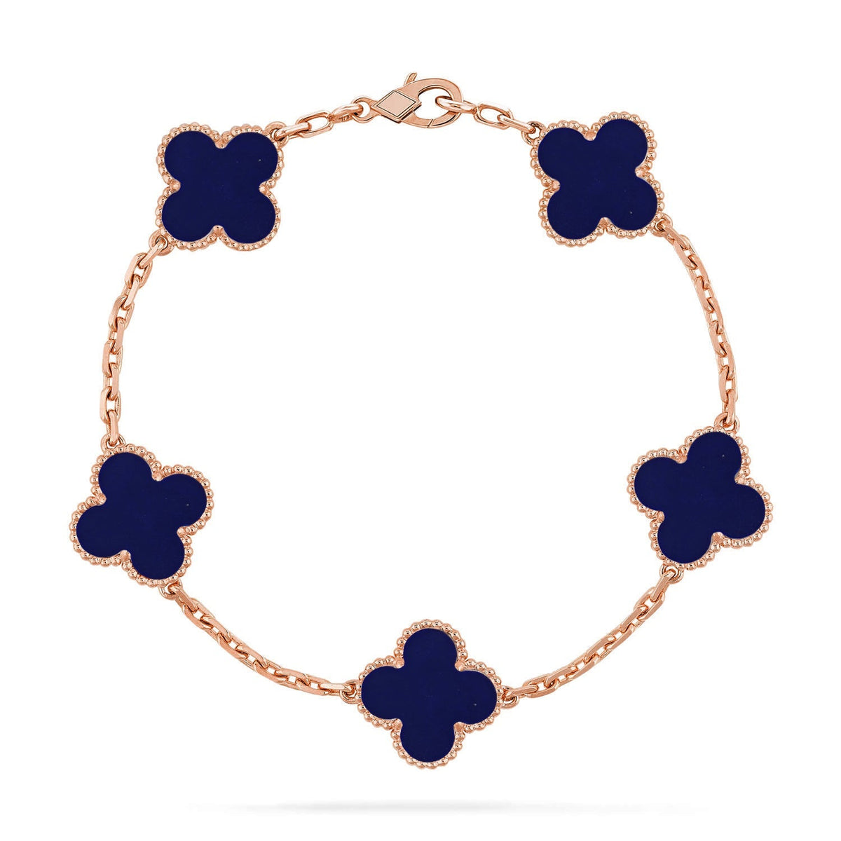 [Regalia Jewelry]CLOVER 5 MOTIF LAPIS LAZULI BRACELET COLLECTION