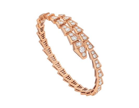 [Regalia Jewelry]SERPENTI BRACELET 6.8MM PINK GOLD DIAMOND