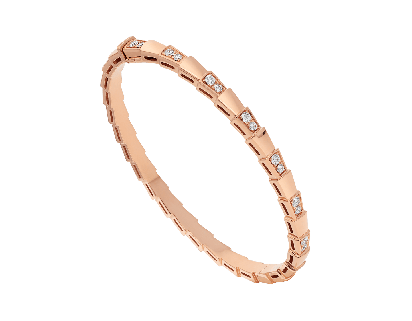 [Lumi Jewelry]SERPENTI SMALL BRACELET PINK GOLD DIAMOND