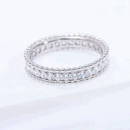 [Regalia Jewelry]PERLEE DIAMOND SILVER RING