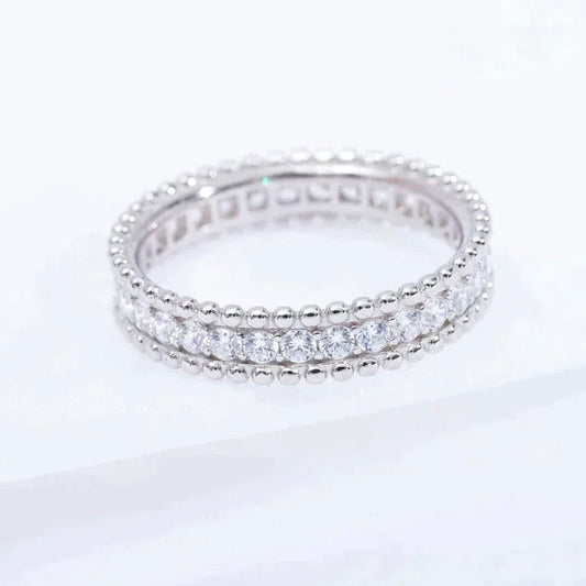 [Regalia Jewelry]PERLEE DIAMOND SILVER RING