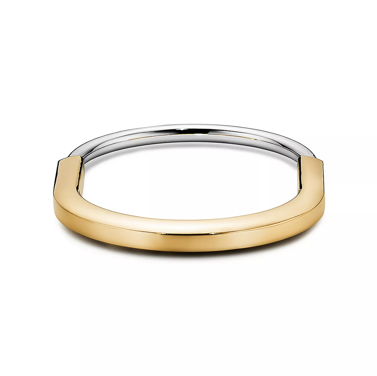 [Regalia Jewels]LOCK BRACELET YELLOW AND WHITE GOLD