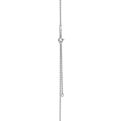 [Regalia Jewels]KNOT PENDANT SILVER DIAMOND NECKLACE