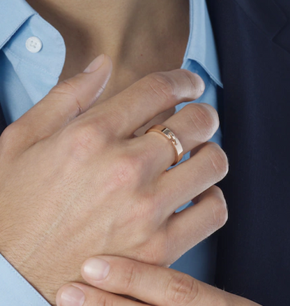 [Regalia Jewelry]ALLIANCE LIENS VIDENCE 4MM RING