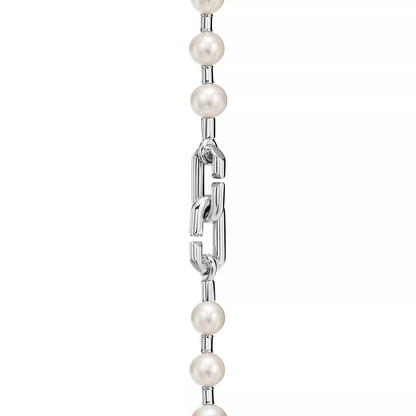 [Regalia Jewels]PEARL 7-8MM SILVER BRACELET
