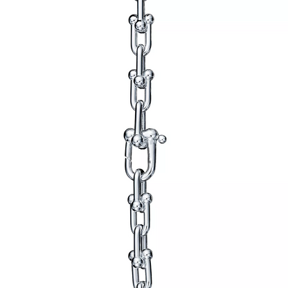 [Regalia Jewels]HARDWEAR SMALL LINK 26 MOTIF SILVER BRACELET