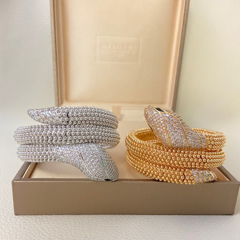 [Regalia Jewelry]HAUTE COUTURE  ROSE GOLD SERPENTI BRACELET