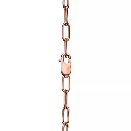 [Regalia Jewels]LOCK SMALL PENDANT PINK DIAMOND PINK GOLD NECKLACE