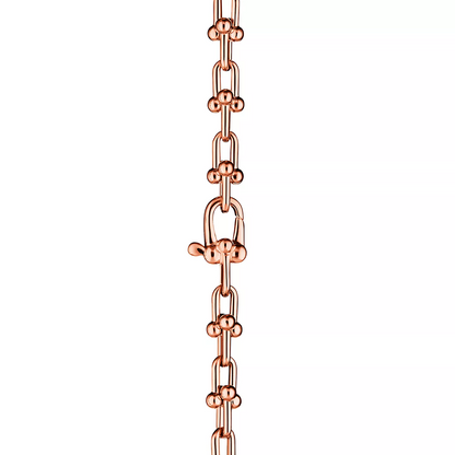 [Regalia Jewels]HARDWEAR MICRO LINK 44 MOTIF PINK GOLD BRACELET