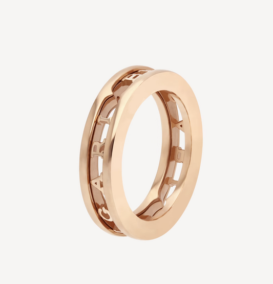 [Regalia Jewelry]ZERO 1 ONE-BAND WITH OPENWORK LOGO SPIRAL RING