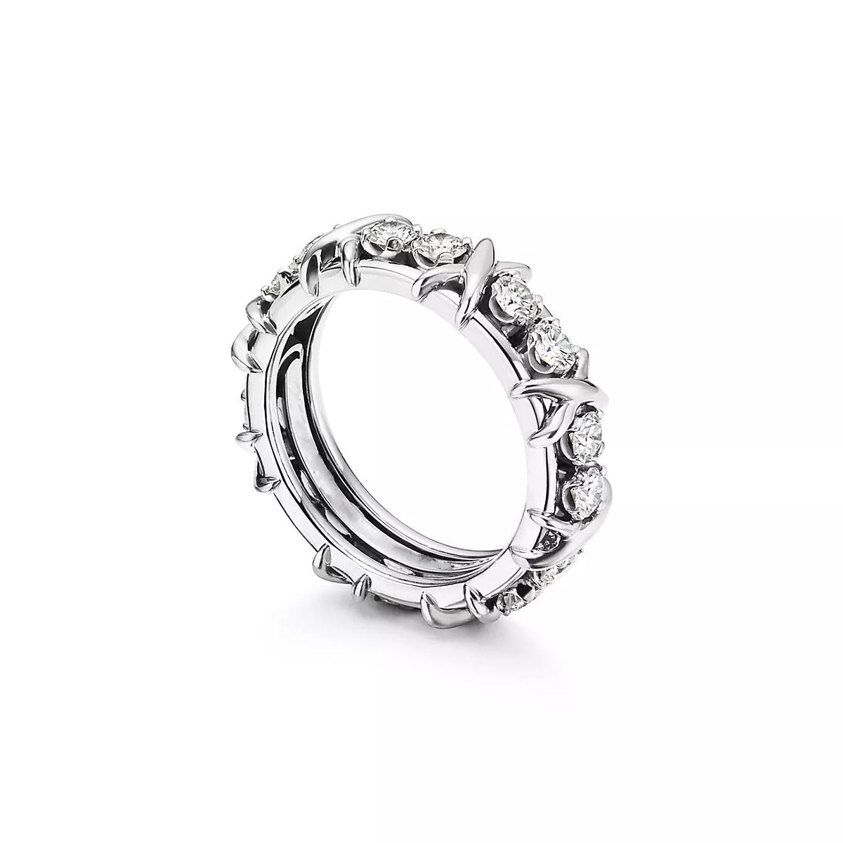 [Regalia Jewels]SIXTEEN STONE SILVER RING