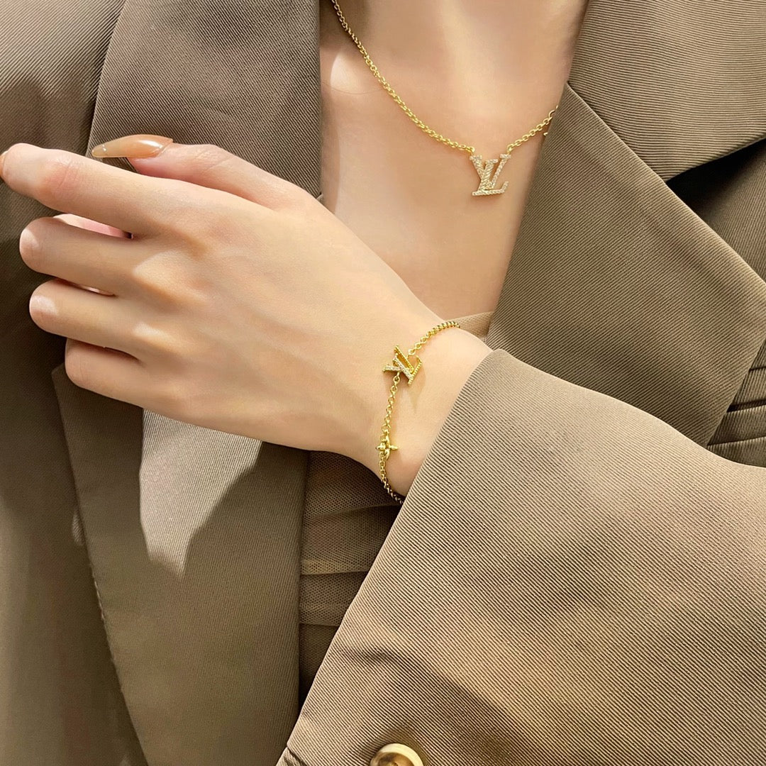 [Regalia Jewelry]LOGO STAR MOTIF GOLD BRACELET