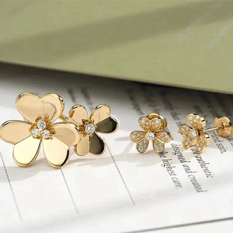 [Regalia Jewelry]CLOVER COMOS GOLD DIAMOND RING
