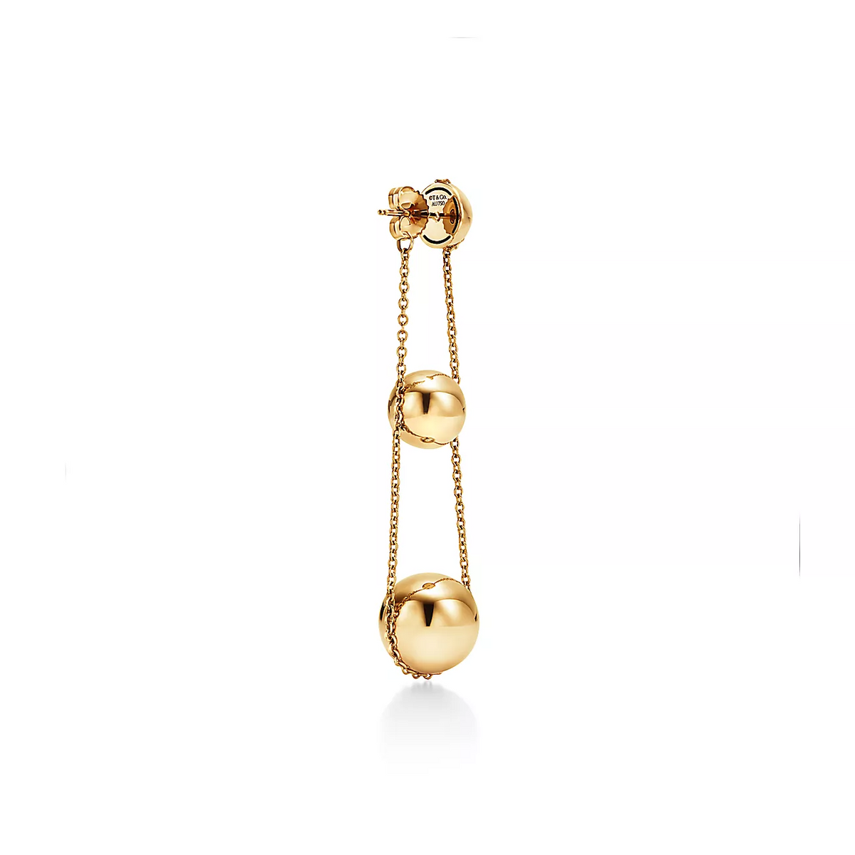 [Regalia Jewels]TRIPLE DROP GOLD EARRINGS