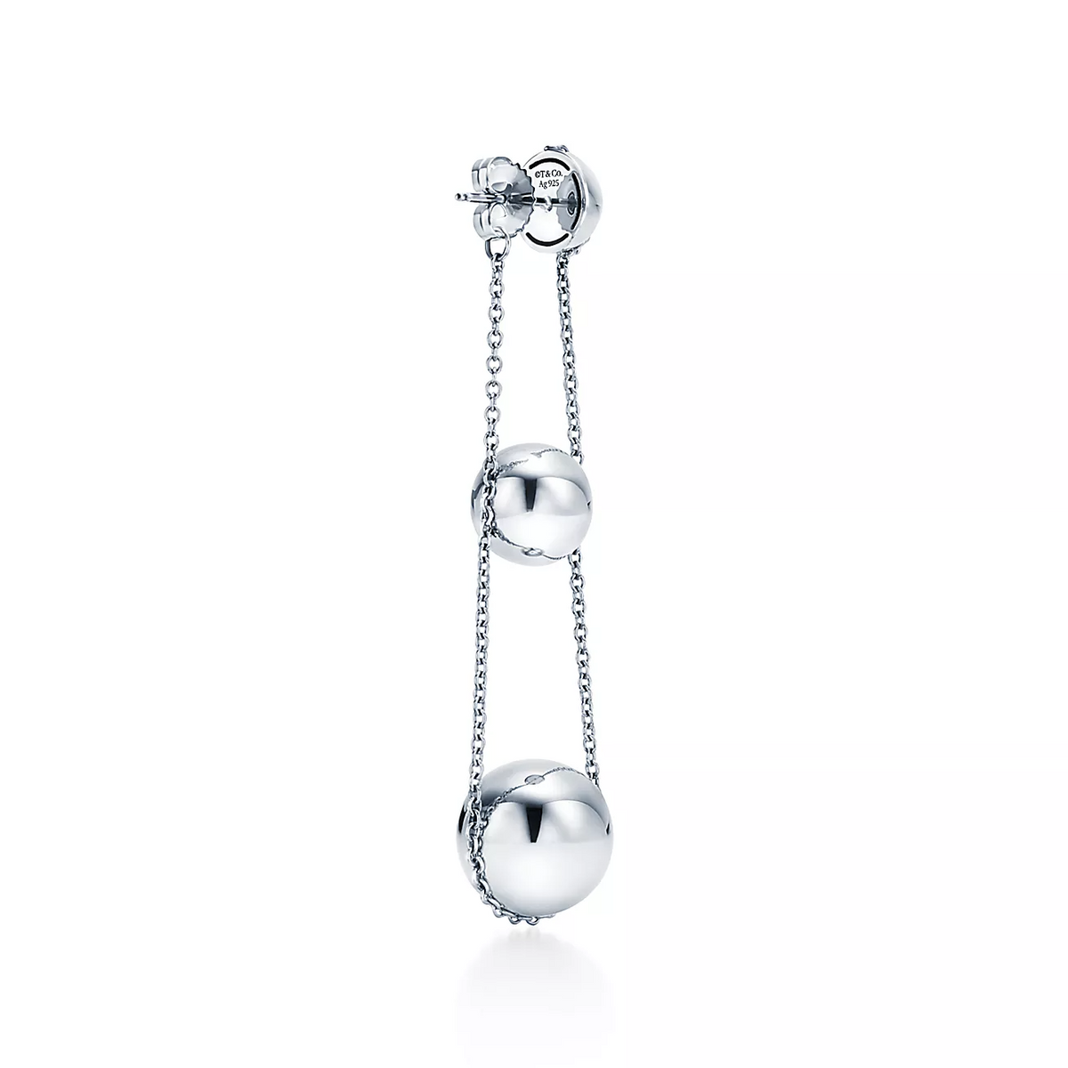[Regalia Jewels]TRIPLE DROP SILVER EARRINGS