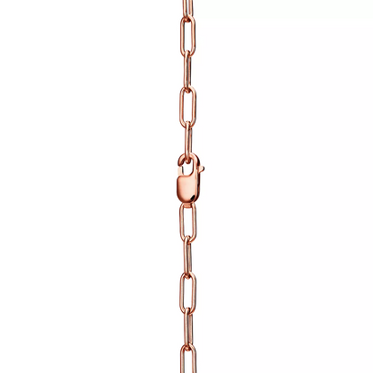 [Regalia Jewels]LOCK NECKLACE MEDIUM PENDANT PINK GOLD PAVED DIAMONDS