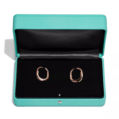 [Regalia Jewels]LOCK MEDIUM PINK DIAMOND PINK GOLD EARRINGS