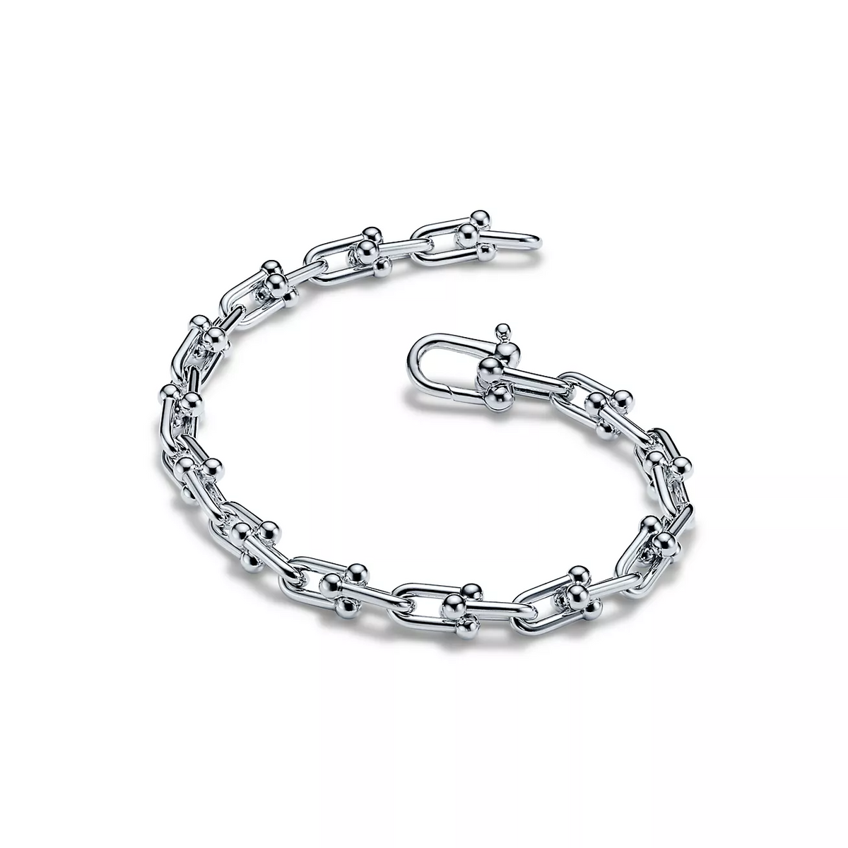 [Regalia Jewels]HARDWEAR SMALL LINK 26 MOTIF SILVER BRACELET
