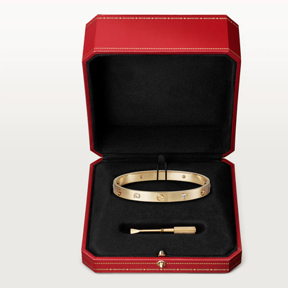 [Regalia Jewelry]LOVE BRACELET 6.1MM 4 DIAMONDS