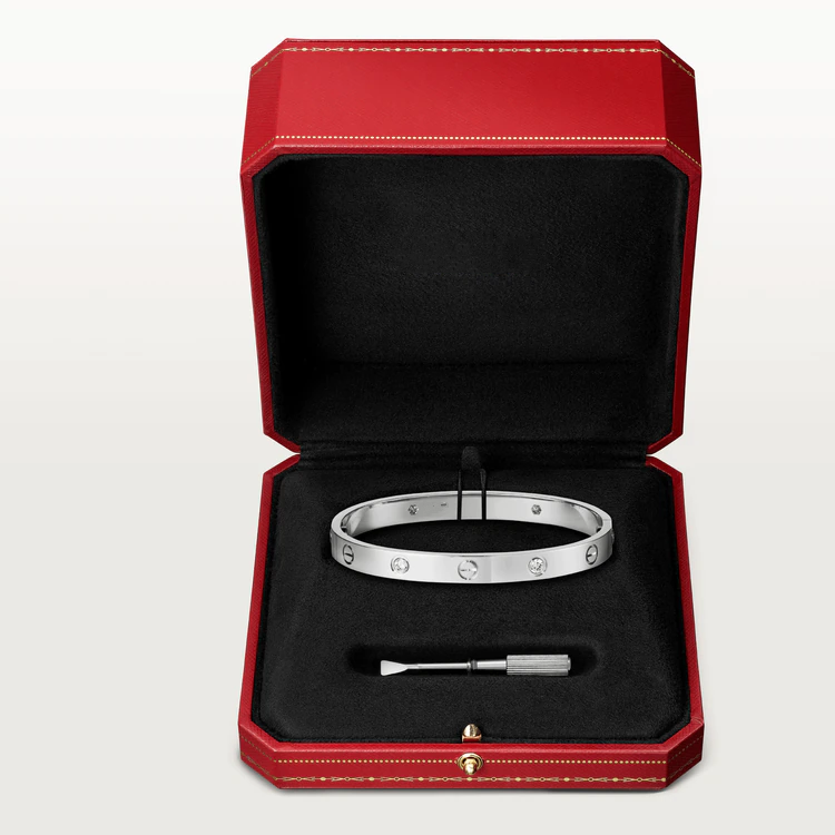 [Regalia Jewelry]LOVE BRACELET 6.1MM 4 DIAMONDS