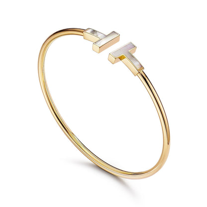 [Regalia Jewels]T BRACELET 1.8MM MOP PINK GOLD