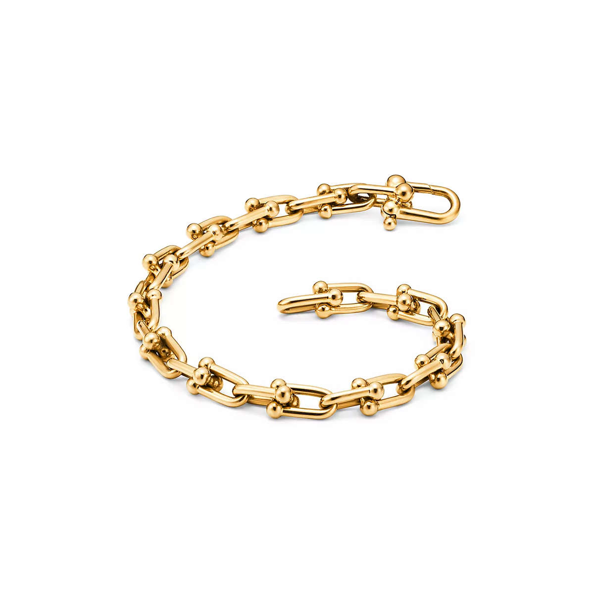 [Regalia Jewels]HARDWEAR SMALL LINK 26 MOTIF GOLD BRACELET