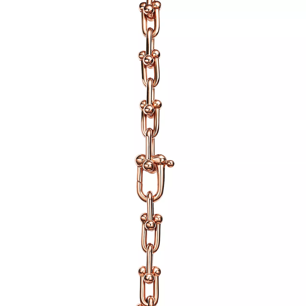 [Regalia Jewels]HARDWEAR SMALL LINK 26 MOTIF PINK GOLD BRACELET