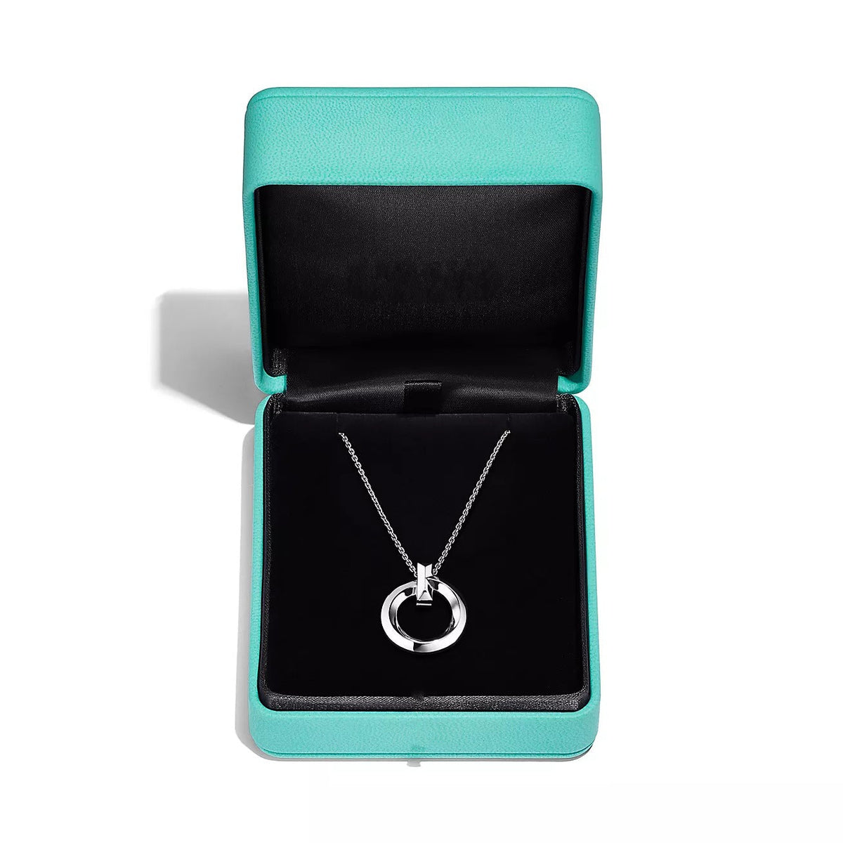 [Regalia Jewels]T CIRCLE PENDENT SILVER NECKLACE