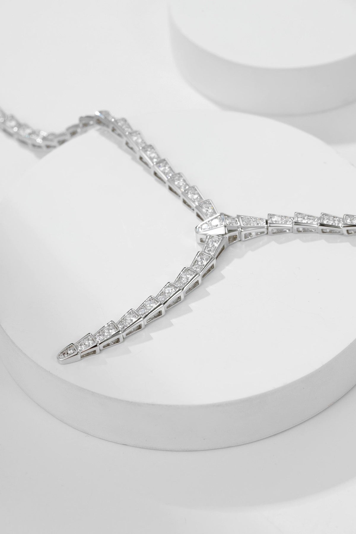 [Regalia Jewelry]SERPENTI NECKLACE SILVER DIAMOND