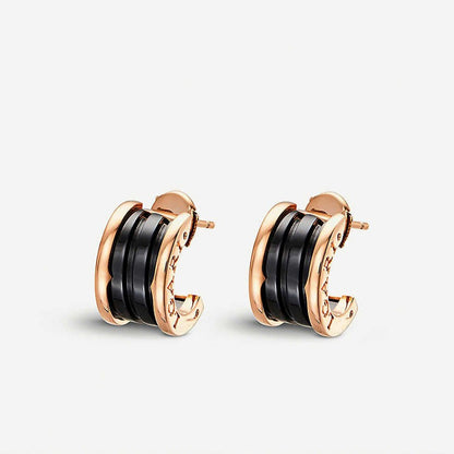 [Regalia Jewelry]ZERO 1 PINK GOLD CERAMIC EARRINGS