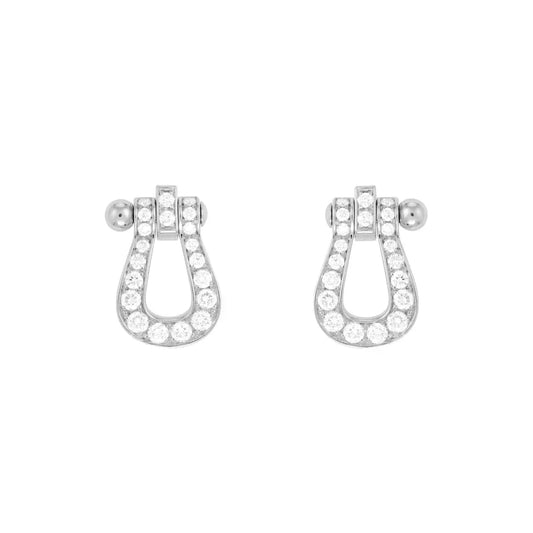 [Regalia Jewelry]FORCE 10 FULL DIAMOND STUD EARRINGS MINI MODEL