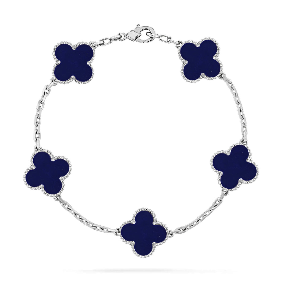 [Regalia Jewelry]CLOVER 5 MOTIF LAPIS LAZULI BRACELET COLLECTION
