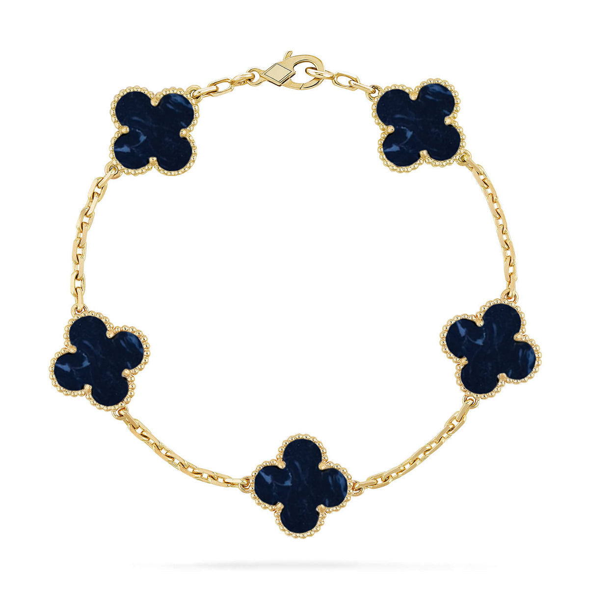 [Regalia Jewelry]CLOVER 5 MOTIF PIETERSITE BRACELET COLLECTION