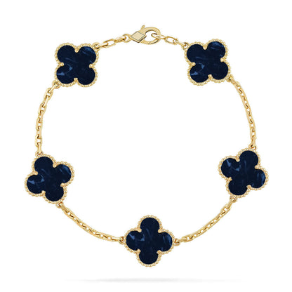 [Regalia Jewelry]CLOVER 5 MOTIF PIETERSITE BRACELET COLLECTION