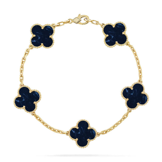 [Regalia Jewelry]CLOVER 5 MOTIF PIETERSITE BRACELET COLLECTION